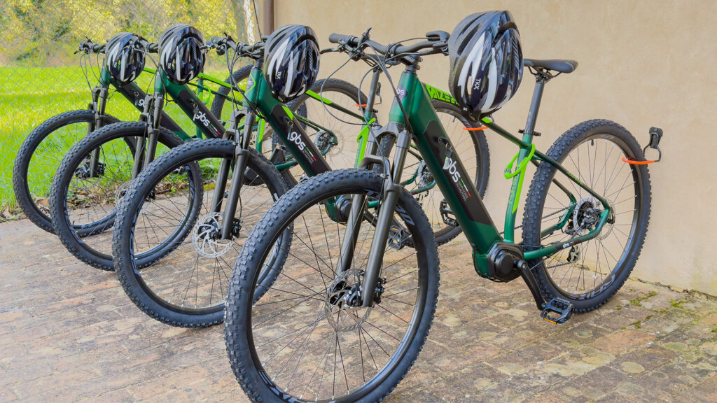 Noleggio e-bike in agriturismo a serra san quirico - tutta terra